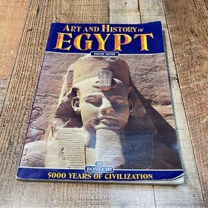 Art and History of Egypt 5000 Years Of Civilization Coffee Table Book Reference
